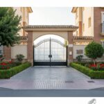 Fechada limpia de comunidad residencial en Madrid con servicio profesional de Vilmar Limpiezas.