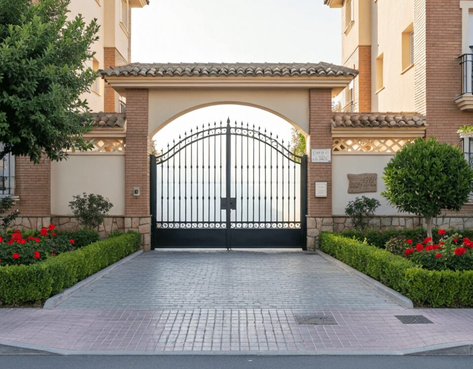 Fechada limpia de comunidad residencial en Madrid con servicio profesional de Vilmar Limpiezas.