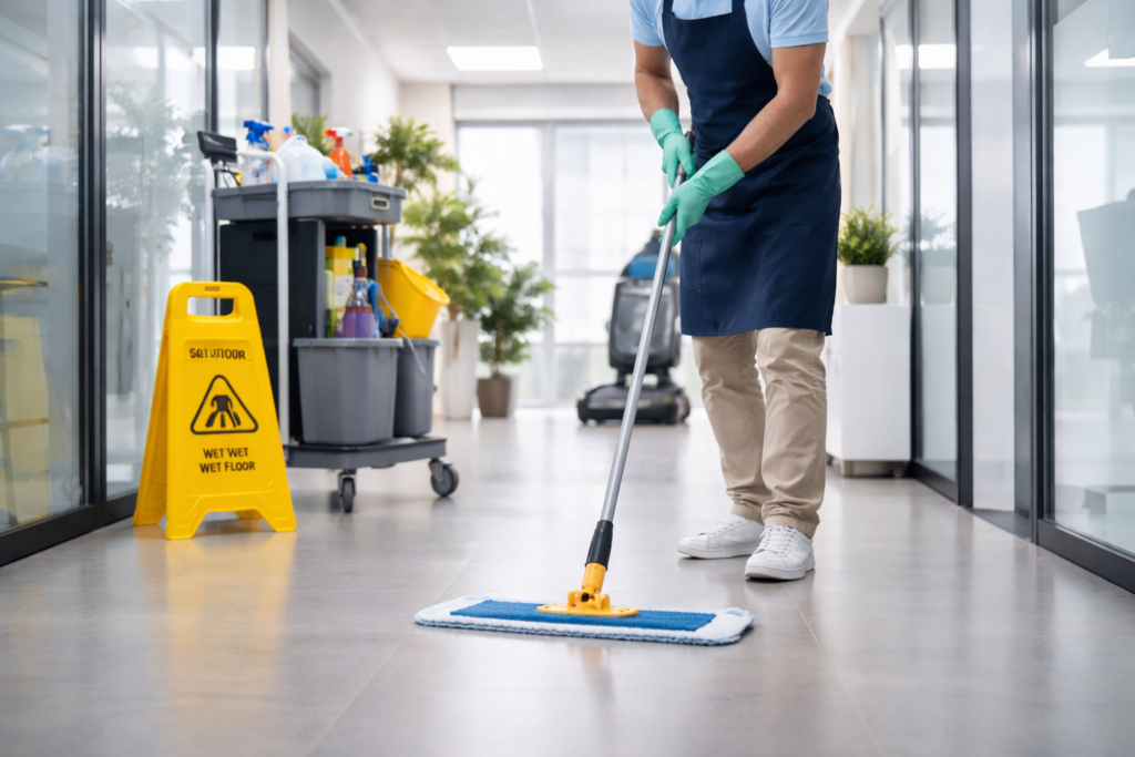 limpieza de suelos en oficinas